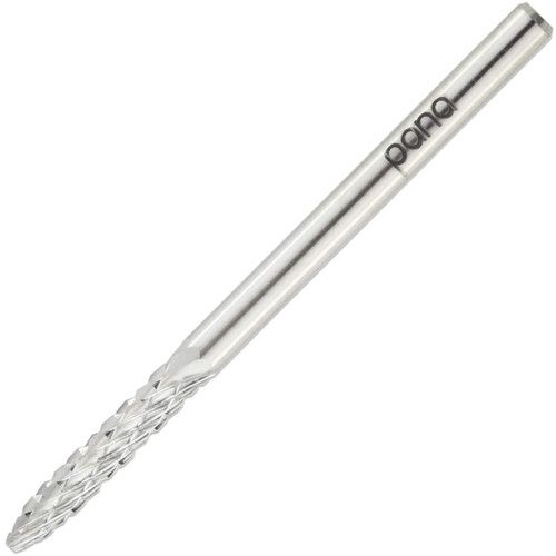 Pana 3/32" Under Nail Cleaner Safety Nail Carbide Bit - For Electric Dremel Drill Machine (Coarse, Silver)