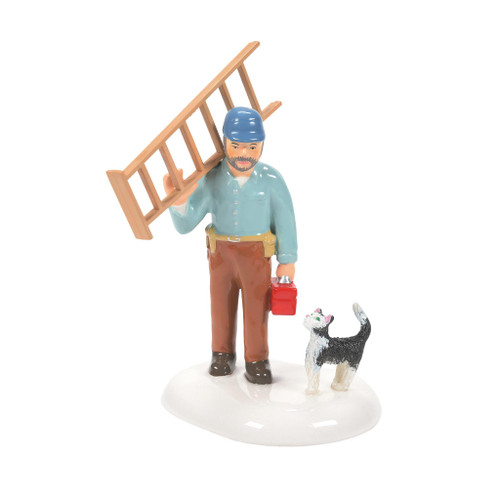 Department 56 Snow Village Accessories The Super Figurine, 3.62 Inch, Multicolor