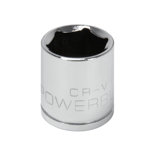 Powerbuilt 940033 3/8" Dr. 6 Pt. Metric Standard Socket, 18mm
