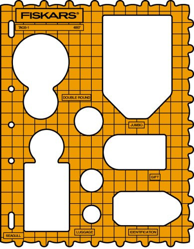 Fiskars 48577097 Shape Template, Tags