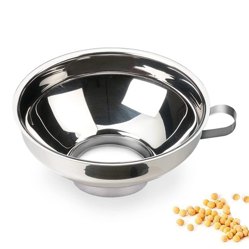 Canning Funnel for Kitchen Use, Wide Mouth Funnel for Mason Jars, Large Canning Funnels for Filling Bottles, Stainless Steel Food Funnel Canning Funnel for Kitchen Use, Wide Mouth Funnel for Mason Jars, Large Canning Funnels for Filling Bottles, Stainless Steel Food Funnel