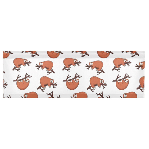 Augenstern Window Topper Curtain Lovely-Kawaii-Sloths 54x18 inch Valance Short Curtain for Kitchen Windows/Bathroom/Living Room/Bedroom Augenstern Window Topper Curtain Lovely-Kawaii-Sloths 54x18 inch Valance Short Curtain for Kitchen Windows/Bathroom/Living Room/Bedroom