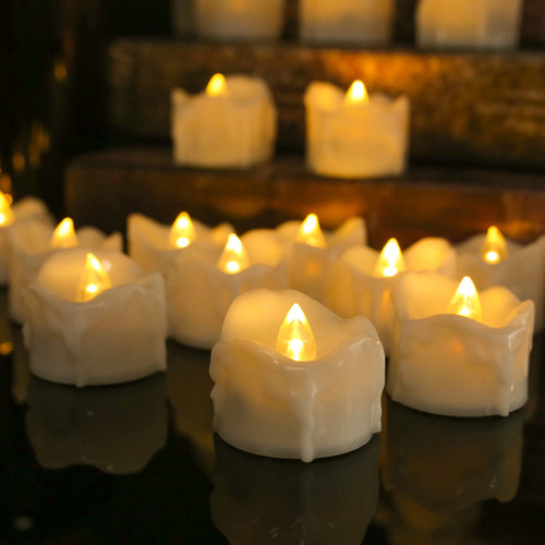 Neween Battery Operated LED Tea Lights Candles, Flickering Realistic Tea Lights with Timer Flameless LED Candles Tealights for Wedding, Christmas, Halloween, Holiday & Seasonal Decoration, Pack of 12 Neween Battery Operated LED Tea Lights Candles, Flickering Realistic Tea Lights with Timer Flameless LED Candles Tealights for Wedding, Christmas, Halloween, Holiday & Seasonal Decoration, Pack of 12