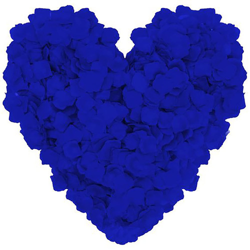 Aldeepo 1000 Pcs Artificial Rose Petals for Romantic Night, Fake Rose Flower Petals for Wedding, Party, Valentines Day Decorations for The Home (Blue) Aldeepo 1000 Pcs Artificial Rose Petals for Romantic Night, Fake Rose Flower Petals for Wedding, Party, Valentines Day Decorations for The Home (Blue)