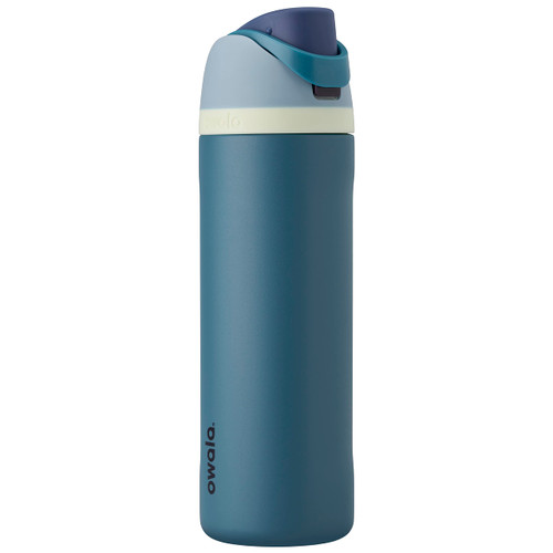 Owala FreeSip Insulated Stainless Steel Water Bottle with Straw for Sports and Travel, BPA-Free, 24-oz, Blue/Teal (Denim) Owala FreeSip Insulated Stainless Steel Water Bottle with Straw for Sports and Travel, BPA-Free, 24-oz, Blue/Teal (Denim)