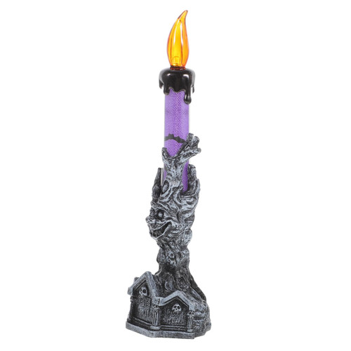 BESTOYARD 2pcs Ghost Hand Candle Lamp Decorative Table Lamp Halloween Centerpiece Candle Battery Operated Fake Candles Battery Candle Halloween Decor Dining Table Decor Tea Lights PVC LED