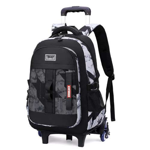 ETAISHOW Camo Rolling Backpack for Boys Backpack with Wheels Kids Wheeled School Bag Trolley Bookbag