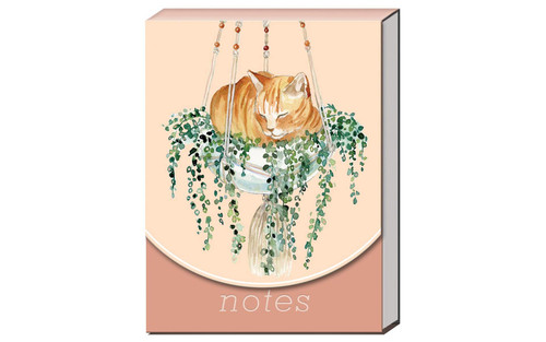 Punch Studio Houseplant Tabby Pocket Notepad (47108)