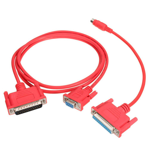Isali SC-09 PLC Programming Cable USB-SC09 Download Cable SC-09 FX A Serials PLC Cable for Mitsubishi FX0 FX0S FX1S FX0N FX1N FX2N A - (Color: Red Color, Length: 2m)