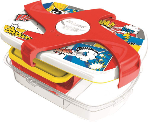 Maped Picnik Concept Leakproof Lunch Box, One Size, Comic (870012) Maped Picnik Concept Leakproof Lunch Box, One Size, Comic (870012)