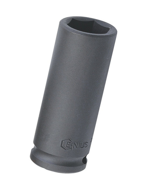 Genius Tools 3/8" Dr. 3/8" Deep Impact Socket (CR-Mo) - 366312