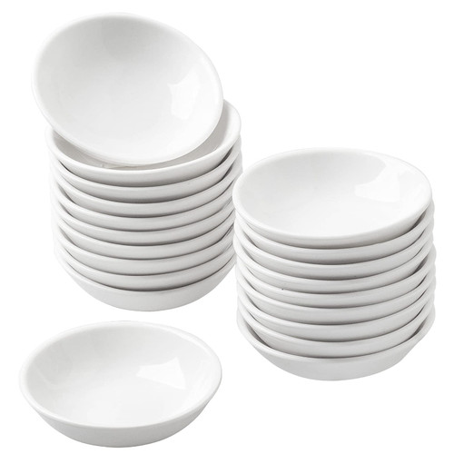 UIBFCWN Sauce Dish Dipping Bowls, 20 Pack Ceramic Dip Bowls Set, 1.2 Oz Soy Sauce Dish, White Dipping Bowls Bulk, Asian Sauce Bowls for Ketchup, BBQ, Condiments, Appetizer UIBFCWN Sauce Dish Dipping Bowls, 20 Pack Ceramic Dip Bowls Set, 1.2 Oz Soy Sauce Dish, White Dipping Bowls Bulk, Asian Sauce Bowls for Ketchup, BBQ, Condiments, Appetizer