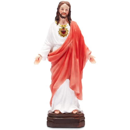 Juvale Religious Statue, Sacred Heart of Jesus Figurine, Christian Decor (12 Inches) Juvale Religious Statue, Sacred Heart of Jesus Figurine, Christian Decor (12 Inches)