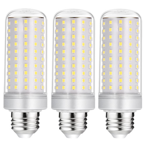 E26 LED bulbs,200 Watt Equivalent LED light bulbs,25W Home light bulbs Daylight White 6500K, 2500lm, Non-dimmable Flicker Free Ceiling Fan light bulb for Garage Warehouse Indoor Outdoor Lights,3 Pack