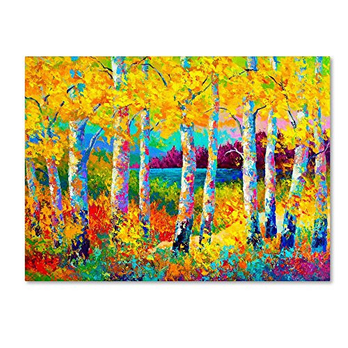 Trademark Fine Art Autumn Jewels by Marion Rose, 24x32-Inch Canvas Wall Art
