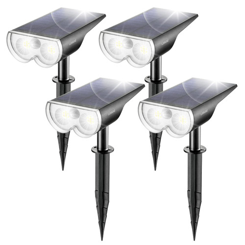 Linkind StarRay Solar Spot Lights Outdoor with Motion Sensor, IP67 Waterproof Wireless 2-in-1 Solar Landscape Spotlights, LED Solar Outdoor Lights for Garden Yard Driveway Walkway, 4 Pack, Cold White Linkind StarRay Solar Spot Lights Outdoor with Motion Sensor, IP67 Waterproof Wireless 2-in-1 Solar Landscape Spotlights, LED Solar Outdoor Lights for Garden Yard Driveway Walkway, 4 Pack, Cold White