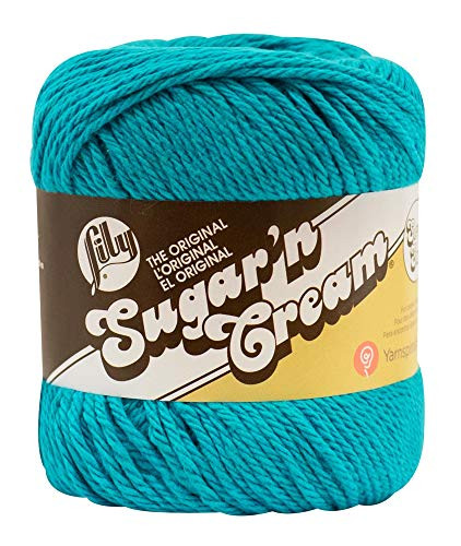 Sugar'n Cream Yarn - Solids Super Size-Mod Blue
