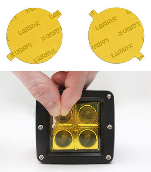Lamin-x Custom Fit Yellow Fog Light Covers for Toyota Tundra (07-09)