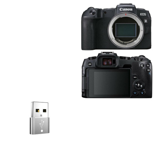 Adapter for Canon EOS RP (Adapter by BoxWave) - USB-A to C PortChanger (5-Pack), USB Type-C OTG USB-A Convert Charging Data for Canon EOS RP - Metallic Silver