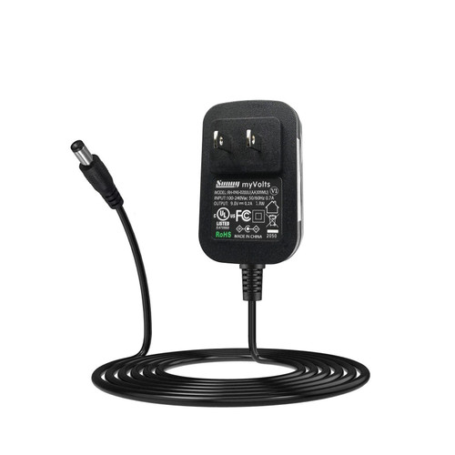 MyVolts 9V Power Supply Adaptor Compatible with/Replacement for Mesa Engineering Throttle Box, Throttle Box EQ, Boogie Graphic EQ Effects Pedal - US Plug