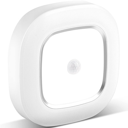 Ohnijalit Motion Sensor Ceiling Light Battery Operated Indoor Motion Activated LED Ceiling Lights for Closet Hallway Pantry Laundry Stairs Garage Bathroom Shower Porch Shed Wall 300LM White