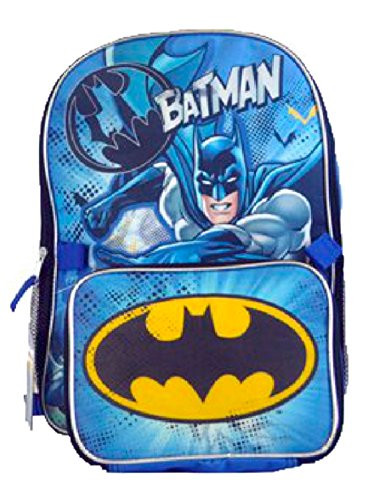 DC Comics Batman Full Size Backpack with Insulated Lunch Bag