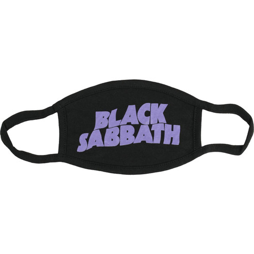 Black Sabbath 'Wavy Logo' (Black) Face Mask