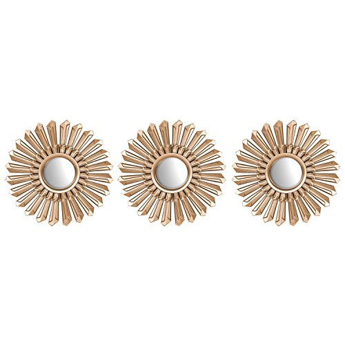 Urban Shop 784857762303 Metallic Mirror, Bronze