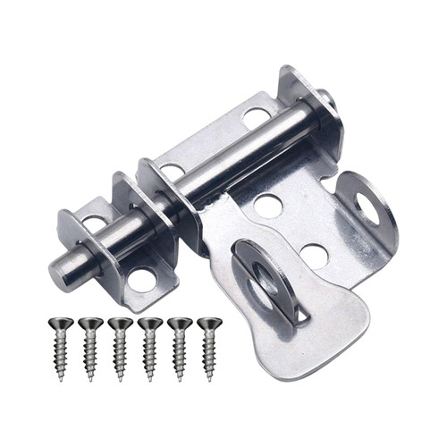 Ronyme Sliding Bolt Gate Latch Door Latch Sliding Lock Slidd Bolt Gate Lock Door latches for Wooden Fences, Shed, Interior and Outdoor, Barn Doors