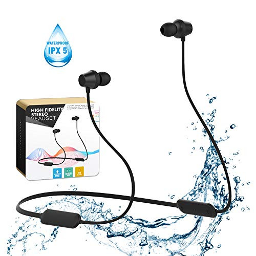 Sport Bluetooth Headphones Waterproof, Noise Cancelling Wireless Headphones with Mic Magnetic 9 Hours Playtime Bluetooth Earbuds HD Stereo Earphones Neckband Bluetooth Headset for Running Gym Workout Sport Bluetooth Headphones Waterproof, Noise Cancelling Wireless Headphones with Mic Magnetic 9 Hours Playtime Bluetooth Earbuds HD Stereo Earphones Neckband Bluetooth Headset for Running Gym Workout