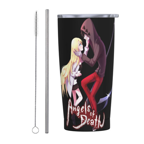 HEMBES Angels of Death Coffee Mug Insulated Travel Mugs Stainless Steel Portable Car Office Classic Tea Cup