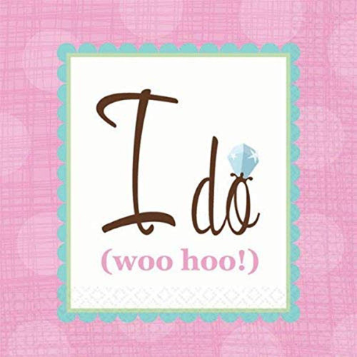 Something Blue-I Do Beverage Napkins | Wedding and Engagement Party