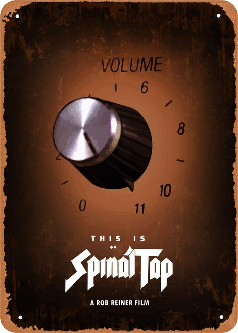 Vintage Metal Sign This Is Spinal Tap Minimal Movie Posters - 8 X 12 Inches Tin Sign For Home Bar Pub Garage Decor Gifts Vintage Metal Sign This Is Spinal Tap Minimal Movie Posters - 8 X 12 Inches Tin Sign For Home Bar Pub Garage Decor Gifts