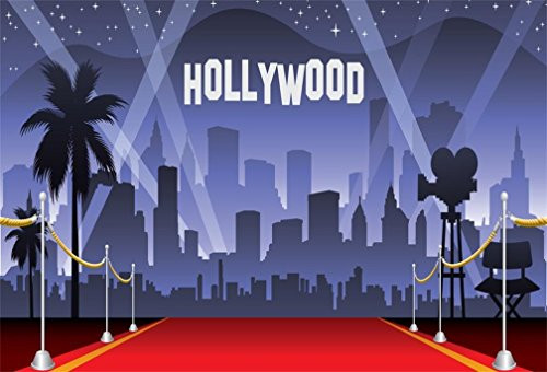 AOFOTO 6x4ft Hollywood Red Carpet Backdrop Movie Night Stage Photography Background Celebrity Event Party Premiere Banner Photo Studio Props Kid Adult Artistic Portrait Activity Decoration Wallpaper AOFOTO 6x4ft Hollywood Red Carpet Backdrop Movie Night Stage Photography Background Celebrity Event Party Premiere Banner Photo Studio Props Kid Adult Artistic Portrait Activity Decoration Wallpaper