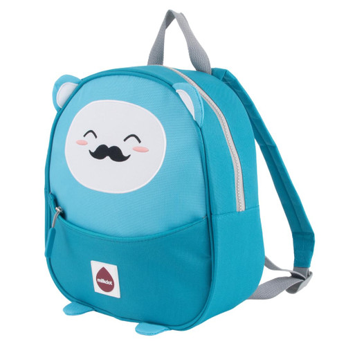 Milkdot Designer Mini Backpack, Perfect for Women, Men, Boys, Girls, Stylish for kids ages 3+ (Blue)