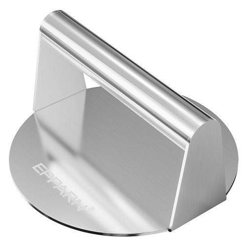 EPPARN Smash Burger Press, Stainless Steel Burger Press, Hamburger Press, Burger Smasher for Griddle, Bacon Press, Grill Press, Ground Beef Patty Press EPPARN Smash Burger Press, Stainless Steel Burger Press, Hamburger Press, Burger Smasher for Griddle, Bacon Press, Grill Press, Ground Beef Patty Press