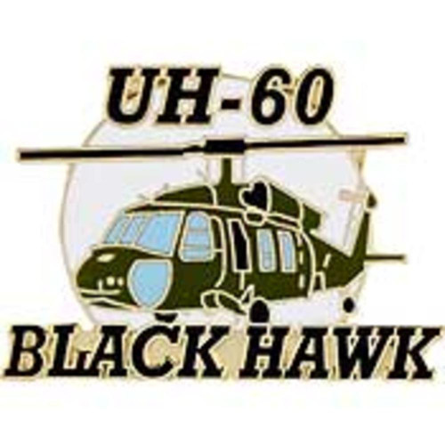 UH-60 Blackhawk Helicopter Pin 1 1/2"