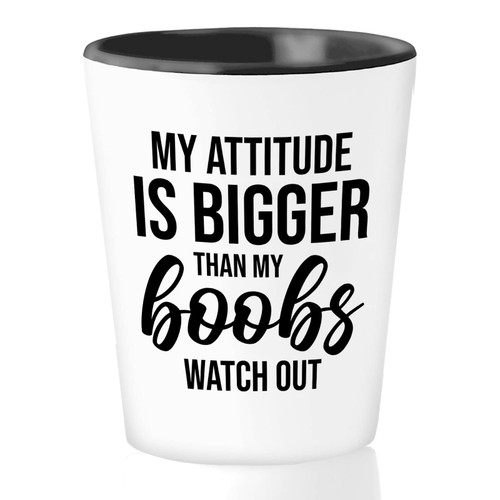 Bubble Hugs Sarcasm Shot Glass 1.5oz - attitude is bigger than - Sassy Sarcastic for Mom Aunt Sister Women Colleague Gag Kidding Joke Adult Humor Laughter Humorous Giggles Bubble Hugs Sarcasm Shot Glass 1.5oz - attitude is bigger than - Sassy Sarcastic for Mom Aunt Sister Women Colleague Gag Kidding Joke Adult Humor Laughter Humorous Giggles