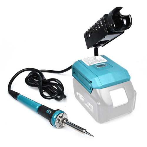 Cordless Soldering Iron Station for Makita18V bl1430 Cordless Portable Soldering Iron Station DIY Soldering Tool 60W Soldering Iron Kit(Battery Not Included)
