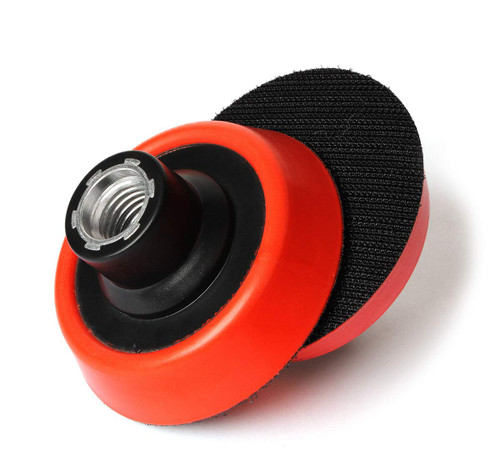 Z-LEAP 3" Hook and Loop Backer Pads with 5/8-11 Thread for Car Polisher Sanding Polishing (2-Pcs)