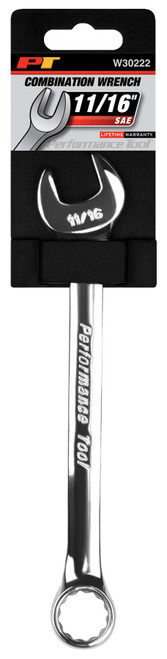Performance Tool W30222 Combo Wrench, 11/16-Inch