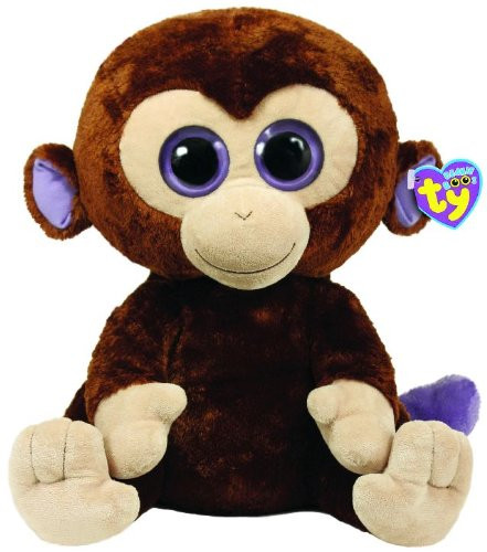Ty Beanie Boos Coconut Monkey 42cm Plush, Large