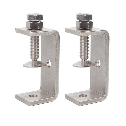 Kyien 2Pcs 304 Stainless Steel C Clamp 65MM Heavy Duty C Clamp Woodworking Building Tiger Clamp Adjustable Wide Jaw Opening C Clamp Kyien 2Pcs 304 Stainless Steel C Clamp 65MM Heavy Duty C Clamp Woodworking Building Tiger Clamp Adjustable Wide Jaw Opening C Clamp