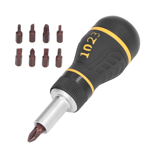 9Pcs Ratcheting Multi Bit Screwdriver Set Magnetic Head 3 Ratchet Setting with Bits Tool Set Kit