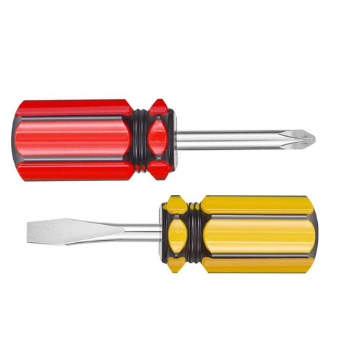 Sairps Short small Screwdriver Set - Includes Mini phillips screwdriver and small flathead screwdriver-stubby screwdriver