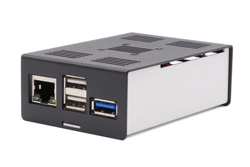 KKSB ROCK64 Case | Black and White ROCK64 Steel Enclosure