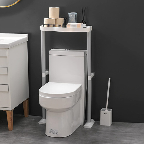 HAZEK Bathroom Toilet Shelf Over Toilet, Over Toilet Storage, Bathroom Space Saver Storage Organizer, for Bathroom, Laundry, Restroom HAZEK Bathroom Toilet Shelf Over Toilet, Over Toilet Storage, Bathroom Space Saver Storage Organizer, for Bathroom, Laundry, Restroom