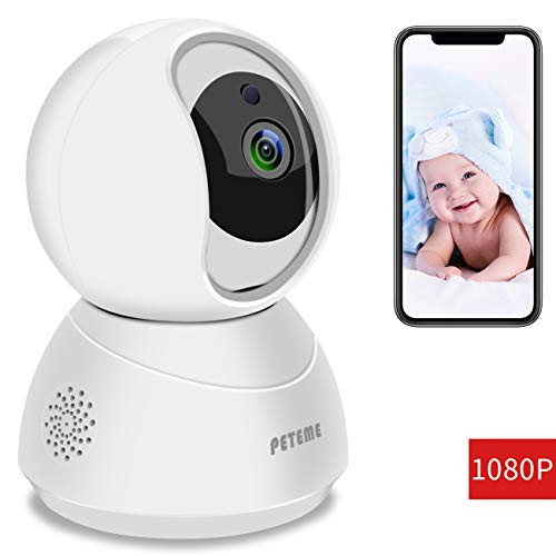 Peteme WiFi IP Camera,1080P FHD Indoor Home Security Wireless Camera,with Night Vision/Motion Detection/Two-Way Audio/Elder/Pet/Baby Monitor,Works with Android/iOS Peteme WiFi IP Camera,1080P FHD Indoor Home Security Wireless Camera,with Night Vision/Motion Detection/Two-Way Audio/Elder/Pet/Baby Monitor,Works with Android/iOS