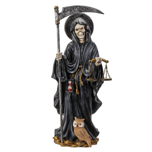Pacific Trading Santa Muerte Black Gown Figurine Death 10 Inch Pacific Trading Santa Muerte Black Gown Figurine Death 10 Inch