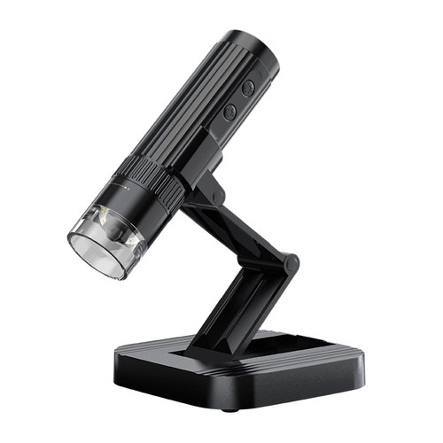 Wireless Digital Microscope, Foldable Handheld Pocket Microscopes Camera, 50X to 1000X Magnification WiFi USB Microscope for iOS, for Windows